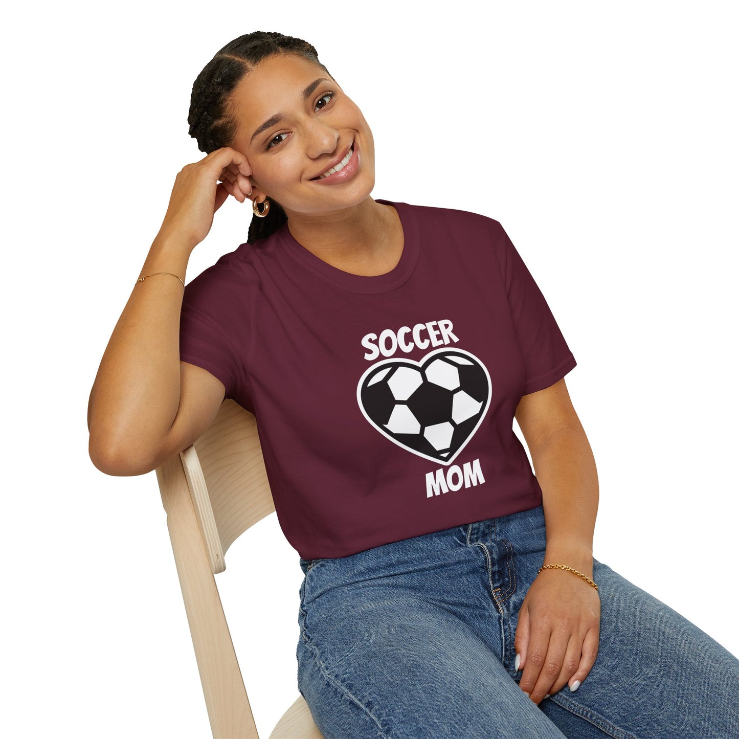 Unisex Softstyle T-Shirt, Soccer Mom Shirt