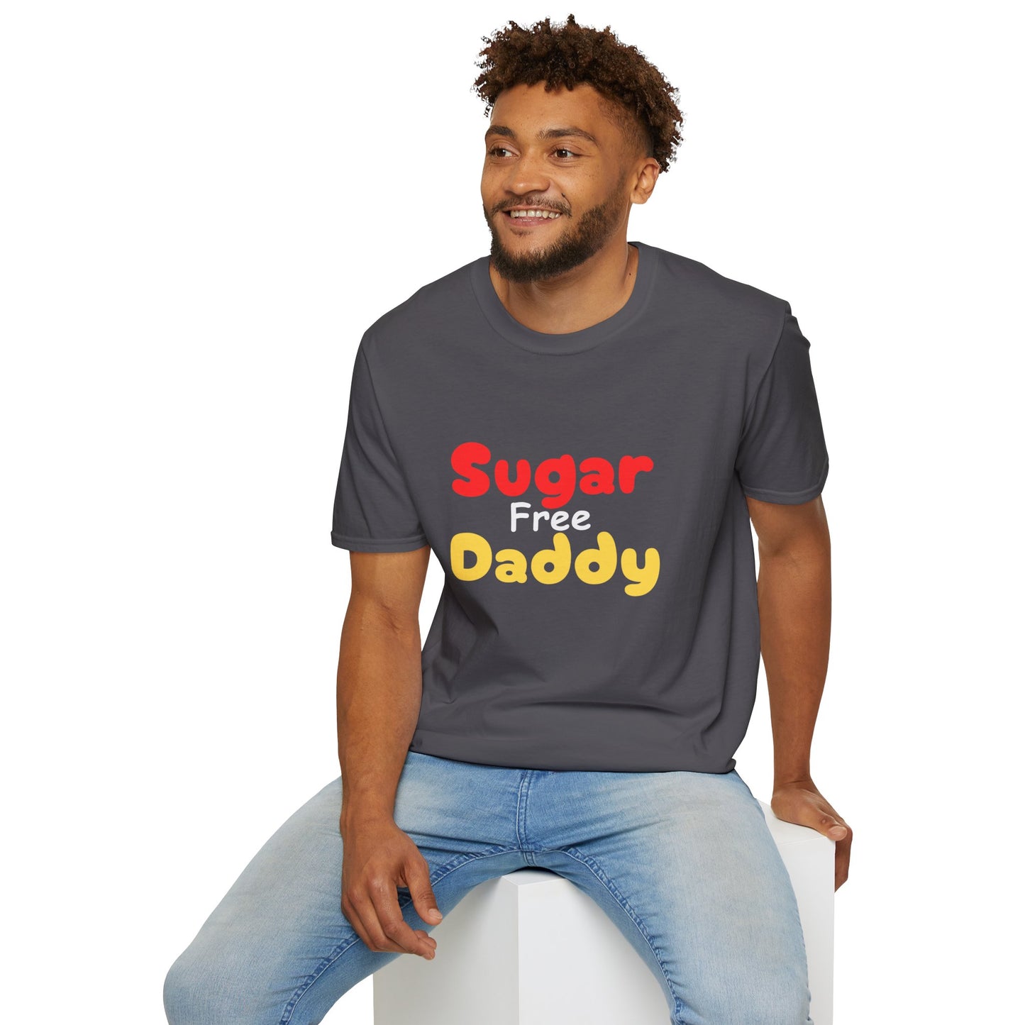 Unisex Softstyle T-Shirt, Gift for Dad, Sugar Free Daddy