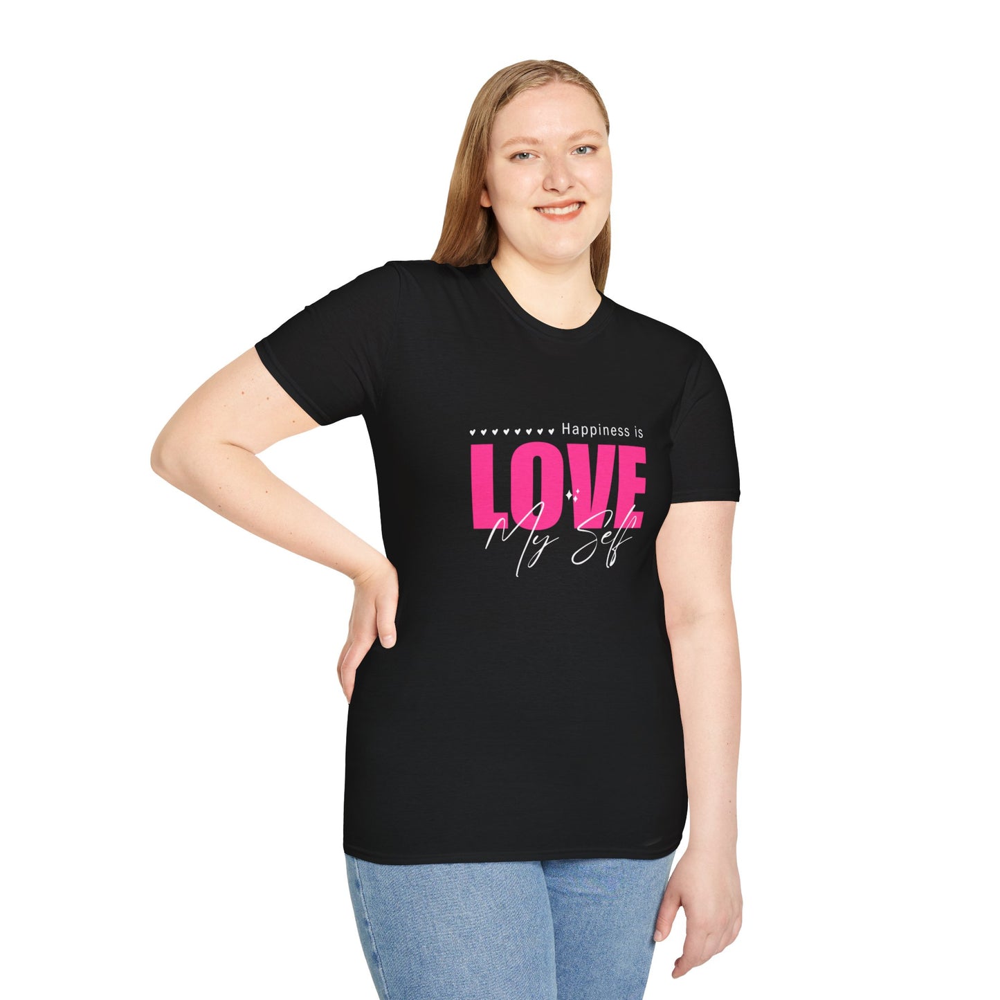 Unisex Softstyle T-Shirt, Happiness, Love Myself Shirt