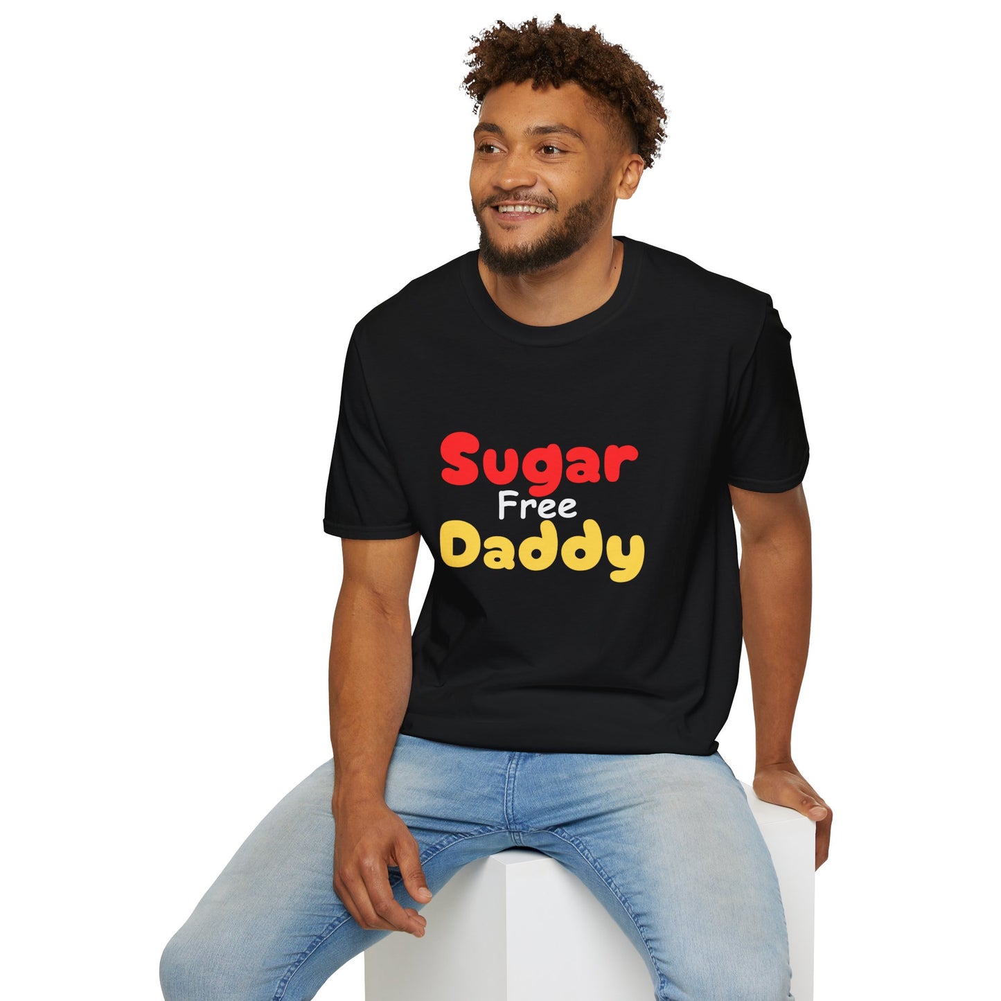 Unisex Softstyle T-Shirt, Gift for Dad, Sugar Free Daddy