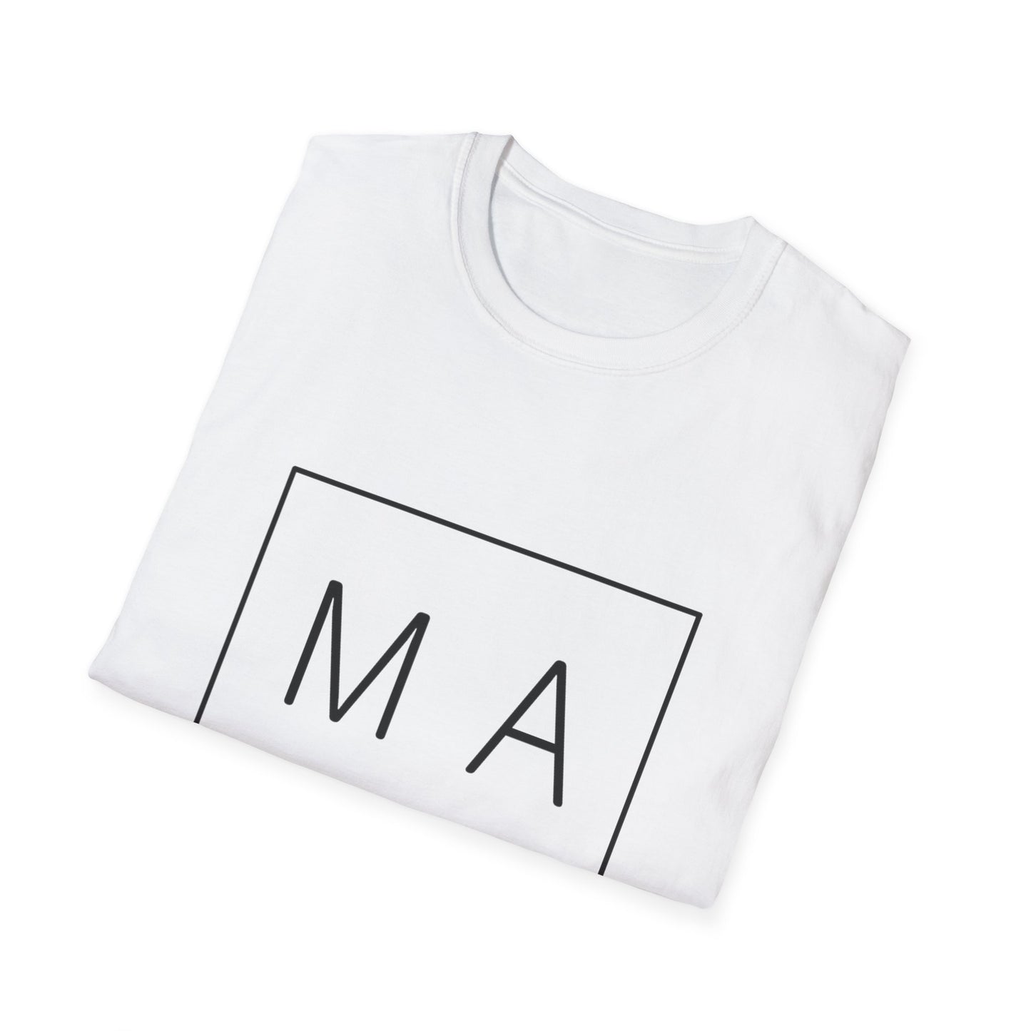 Unisex Softstyle T-Shirt, MaA MA Shirt, Gift for Mom