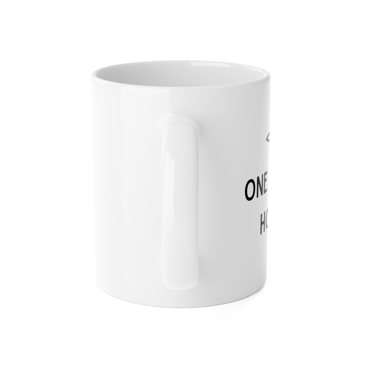 White Ceramic Mug, 11oz, Graduation