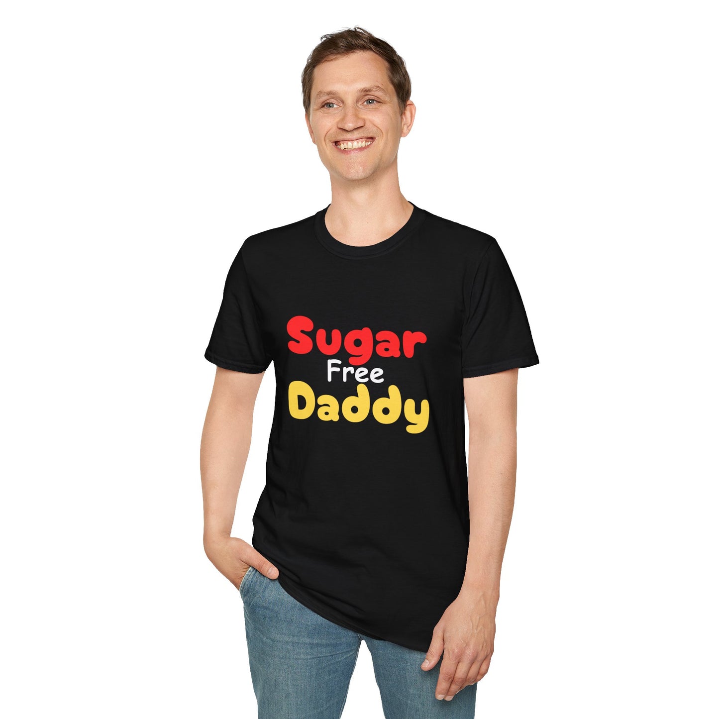 Unisex Softstyle T-Shirt, Gift for Dad, Sugar Free Daddy