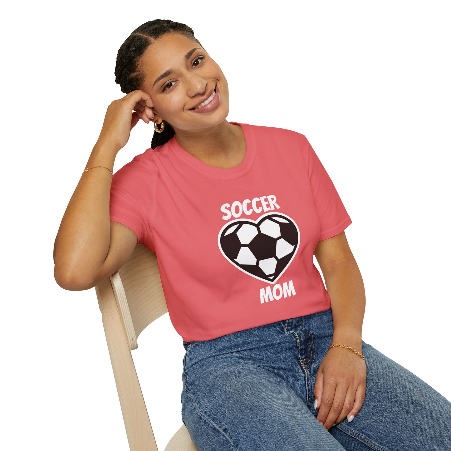 Unisex Softstyle T-Shirt, Soccer Mom Shirt