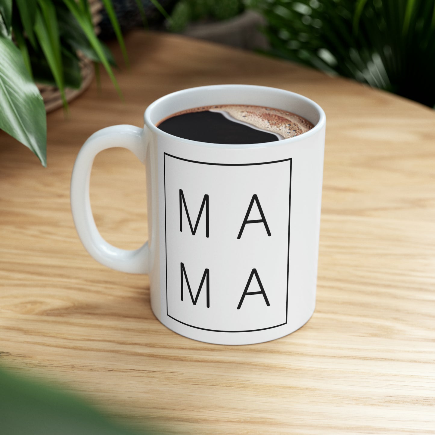 Ceramic Mug, 11oz, MA MA Mug, Gift for Mom